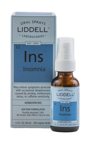 Гомеопатический спрей для полости рта от бессонницы — 1 жидкая унция Liddell