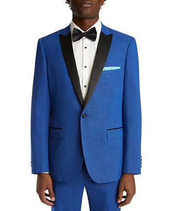 Men's Slim-Fit Tuxedo Jacket Paisley & Gray