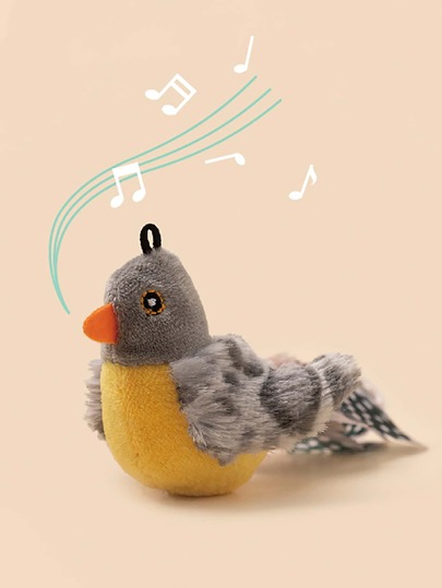 Электронная звуковая игрушка для домашних животных в форме птицы 1шт SHEIN