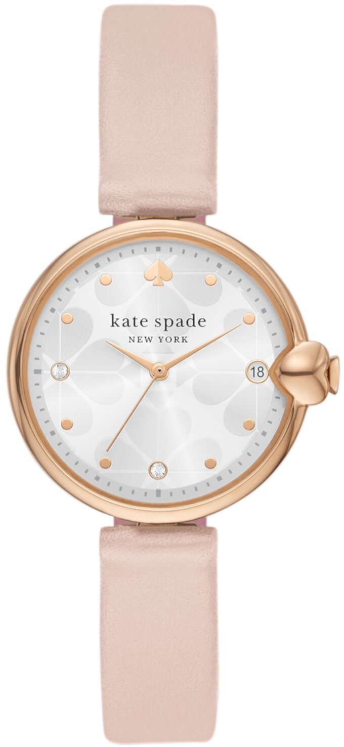 Кожаные часы Chelsea с тремя стрелками, 32 мм — KSW1785 Kate Spade New York