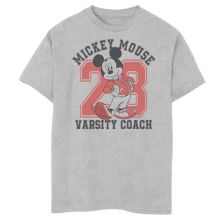 Disney's Mickey Mouse Boys 8-20 Varsity Coach Husky Tee Disney
