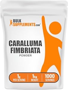 BulkSupplements.com Caralluma Fimbriata Extract Powder - Caralluma Fimbriata 1000mg, Caralluma Fimbriata Powder - Gluten Free, 1000mg per Serving, 500g (1.1 lbs) (Pack of 1) BulkSupplements