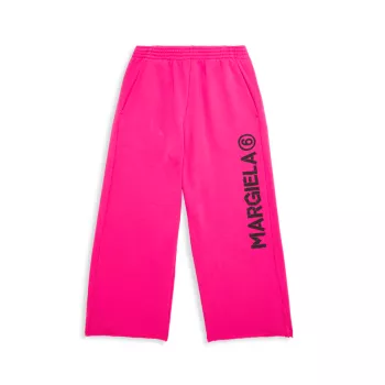 Маленький детский &amp; Детские спортивные штаны с логотипом MM6 Maison Margiela