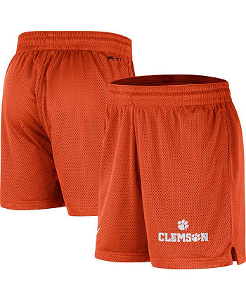 Мужские оранжевые спортивные шорты Clemson Tigers Mesh Nike