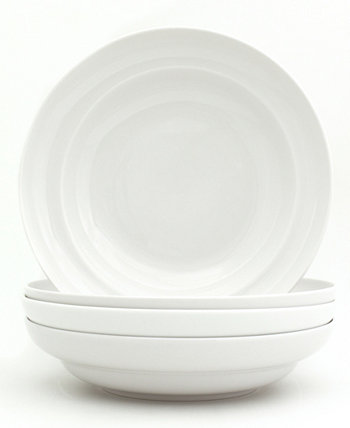 Набор белых чашек для макаронных изделий Essential, 4 предмета, 9 дюймов Euro Ceramica