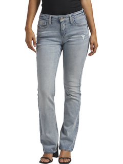 Узкие джинсы Bootcut со средней посадкой Elyse L03601CAA233 Silver Jeans Co.
