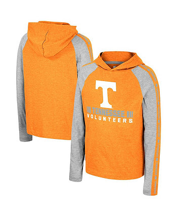 Оранжевая футболка Big Boys Tennessee Tennessee Volunteers Ned Raglan с капюшоном и длинными рукавами Colosseum