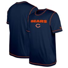 Мужская темно-синяя футболка New Era с принтом Chicago Bears Third Down Puff New Era