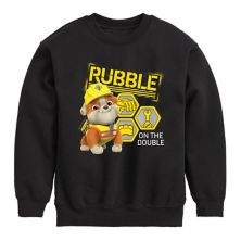 Boys 8-20 Rubble & Crew On The Double Crew Fleece Sweatshirt Nickelodeon