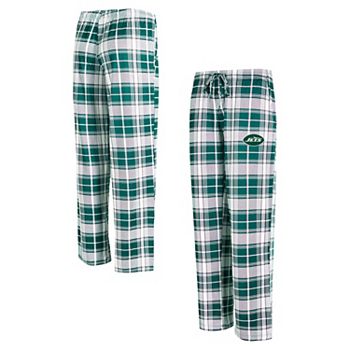 Women's Concepts Sport Green New York Jets Ashford Plaid Knit Pants Unbranded