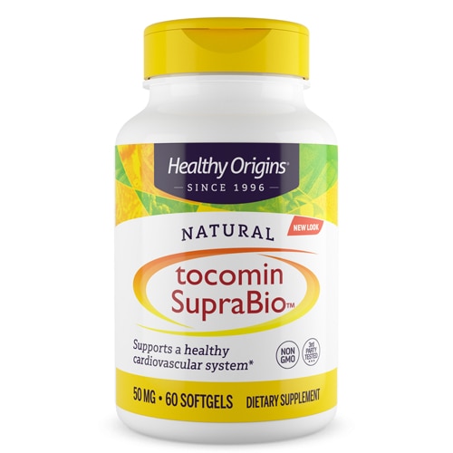 Healthy Origins Tocomin SupraBio — 50 мг — 60 мягких таблеток Healthy Origins