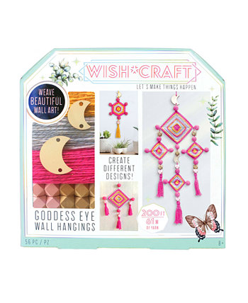 Goddess Eye Wall Hanging Kit Yarn Weaving Craft Kit Bright Stripes