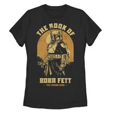 Juniors' Star Wars: The Book Of Boba Fett The Legend Lives Graphic Tee Star Wars