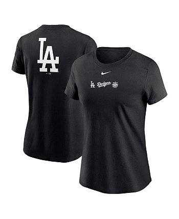 Women's Black Los Angeles Dodgers Over Shoulder T-shirt Nike