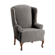 Brylanehome Bh Studio Brighton Stretch Wing Chair Slipcover BrylaneHome