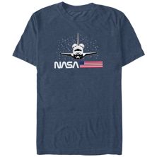 Big & Tall Nasa USA Suttle Graphic Tee Licensed Character