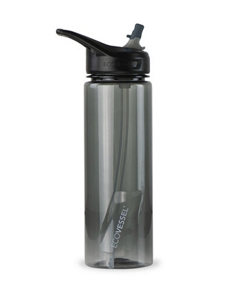 Пластиковая бутылка Wave Eastman Tritan с откидной соломенной крышкой, 24 унции EcoVessel