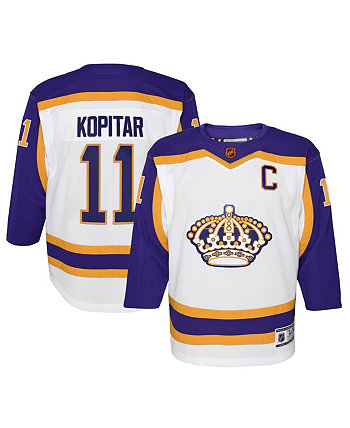 Youth Boys Anze Kopitar White Los Angeles Kings Special Edition 2.0 Premier Player Jersey Outerstuff