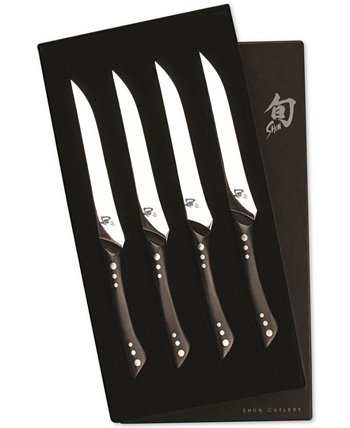 Shima 4-шт. Набор ножей для стейка в коробке Shun