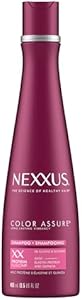 Nexxus Hair Color Assure Sulfate-Free Shampoo with ProteinFusion, For Color Treated Hair Color Shampoo 13.5 oz Nexxus