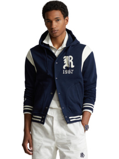 Бейсбольная куртка из флиса с капюшоном Ralph Lauren