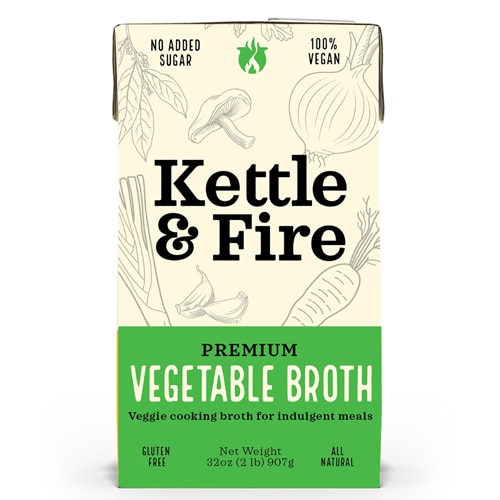 Чайник &amp; Овощной бульон Fire Premium — 32 унции Kettle & Fire