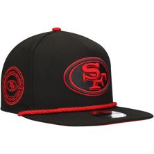 Men's New Era Black San Francisco 49ers Captain Snapback Hat New Era