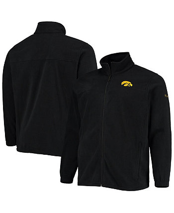 Мужская черная флисовая куртка с молнией во всю длину Iowa Hawkeyes Big and Tall Flanker III Columbia
