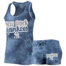 Women's Concepts Sport Navy New York Yankees Billboard Racerback Tank Top & Shorts Set Unbranded