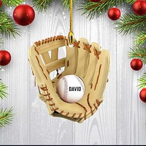 Personalized Softball Christmas Ornament, Softball Keychain, Softball Team Gifts for Girls Bulk, Softball Coach Gifts, Softball Gifts for Girls A2 NAZENTI