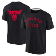 Unisex Fanatics Signature Black Chicago Bulls Super Soft T-Shirt Unbranded