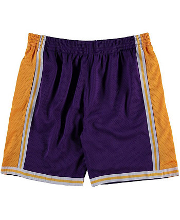 Мужские фиолетовые шорты Los Angeles Lakers Big and Tall Hardwood Classics Swingman Mitchell & Ness