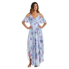 Женское платье Nightway с высоким вырезом и цветочным принтом Nightway