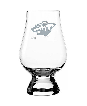 Minnesota Wild 6 Oz Glencairn Whiskey Glass Logo Brand