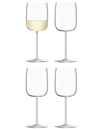 Borough Wine Glass 13 oz Clear x 4 LSA International