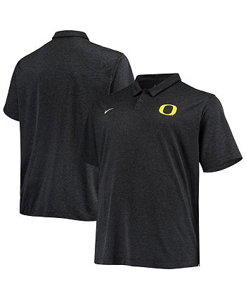 Men's Heathered Black Oregon Ducks Big and Tall Performance Polo Shirt Nike