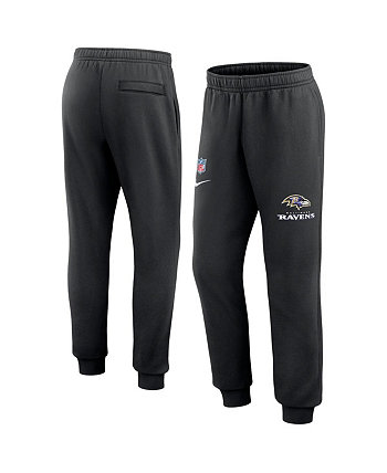 Мужские черные брюки-джоггеры Baltimore Ravens 2023 Sideline Club Nike