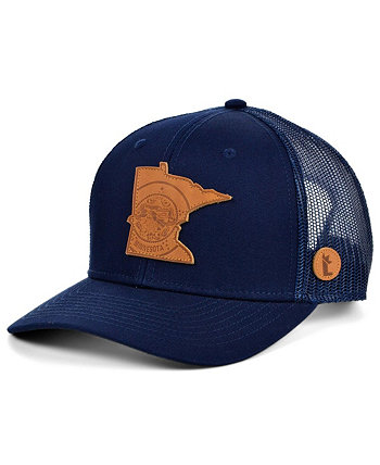 Мужская темно-синяя регулируемая шляпа Minnesota Statement Trucker Snapback Local Crowns