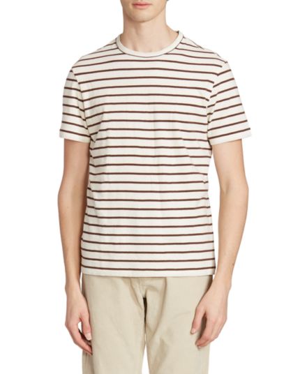 Striped Cotton T-Shirt Officine Generale