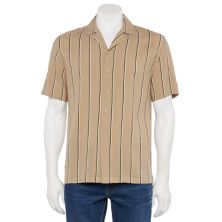 Men's Retrofit Short Sleeve Button-Down Camp Shirt Retrofit