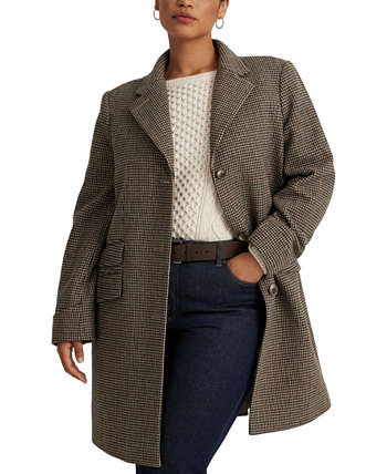 Женское Пальто Плюс Размер с Классическим Воротником LAUREN Ralph Lauren из Шерсти и Пальто LAUREN Ralph Lauren