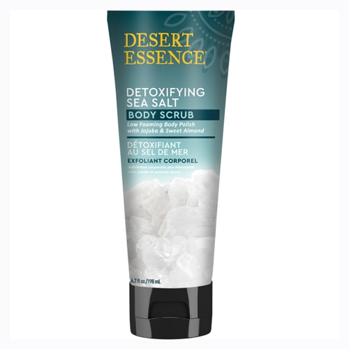 Детоксицирующий скраб для тела с морской солью Desert Essence -- 6,7 унции Desert Essence