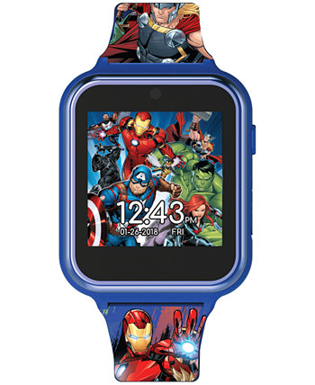 Детские умные часы с силиконовым ремешком и сенсорным экраном Мстители 46x41 мм ACCUTIME