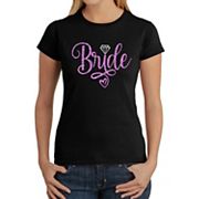 Bride - Women's Word Art T-Shirt LA Pop Art