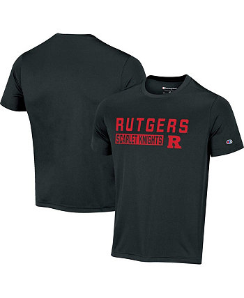 Мужская черная футболка Rutgers Scarlet Knights Impact Knockout Champion