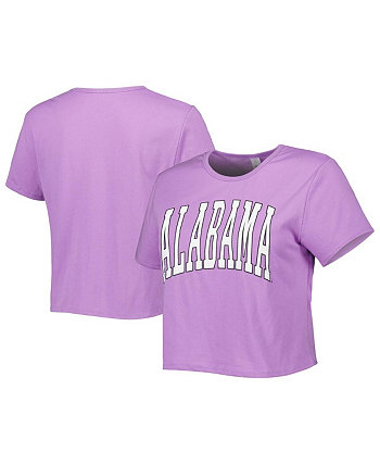 Женская фиолетовая укороченная футболка Alabama Crimson Tide Core Fashion ZooZatz