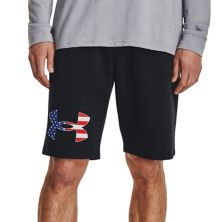 Мужские шорты Under Armour Freedom Rival с логотипом и большим флагом Under Armour