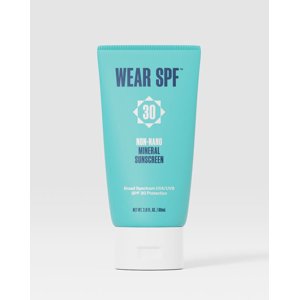 WearSPF Non-Nano Mineral Suunscreen SPF 30 broad-spectrum reef-safe Zinc Oxide lotion for face and body WearSPF