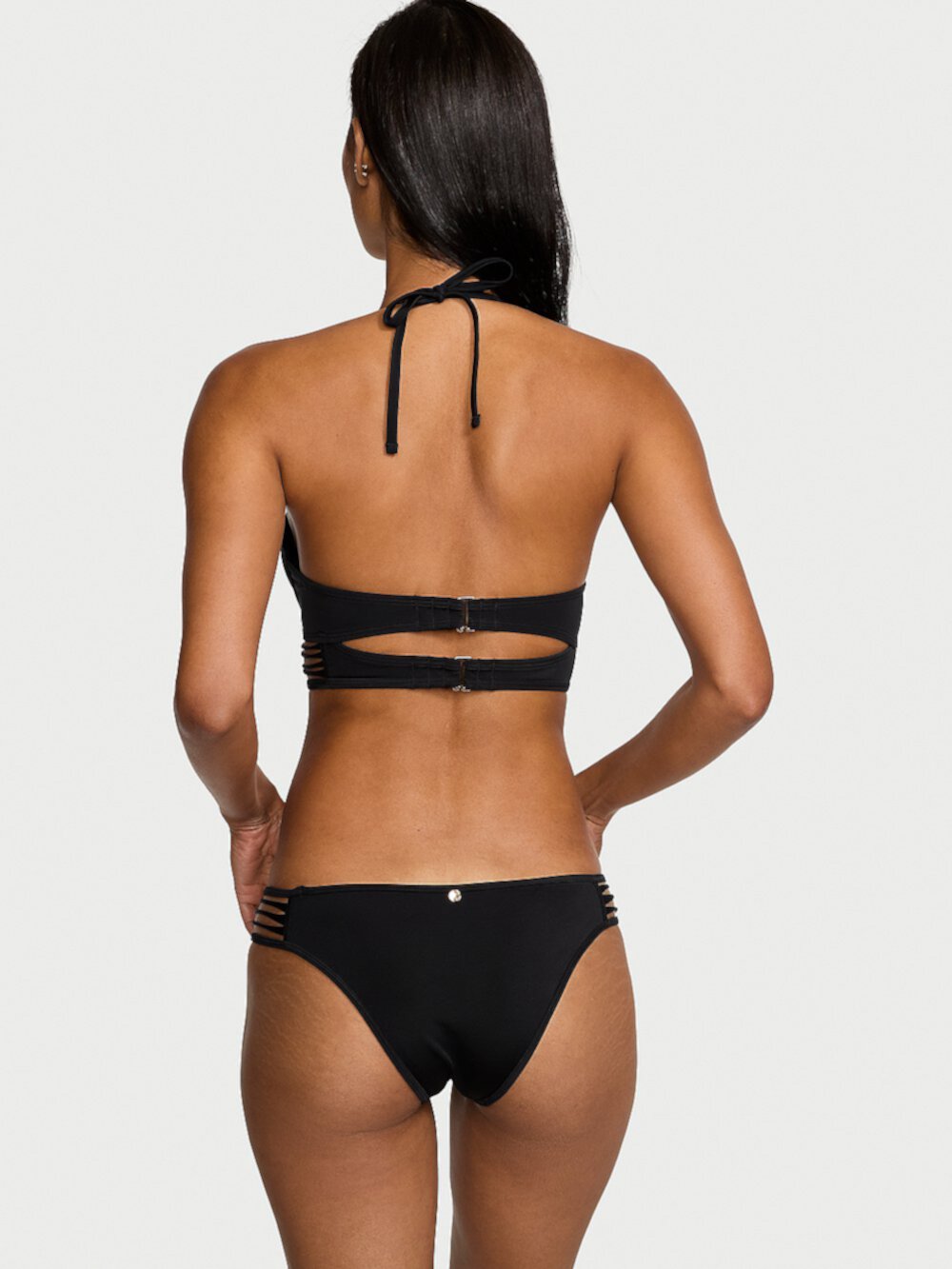 New Style! VS Archives Swim Strappy Hipster Brazilian Bikini Bottom Victoria's Secret Swim