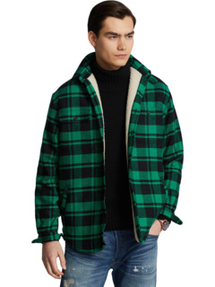 Классическая куртка-рубашка из смесовой шерсти Ralph Lauren